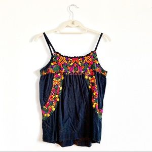 Lucky Brand Embroidered Top - Size Small